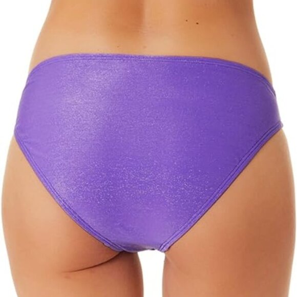 California Waves Metallic Shine Hipster Bikini Bottoms - Picture 8 of 8